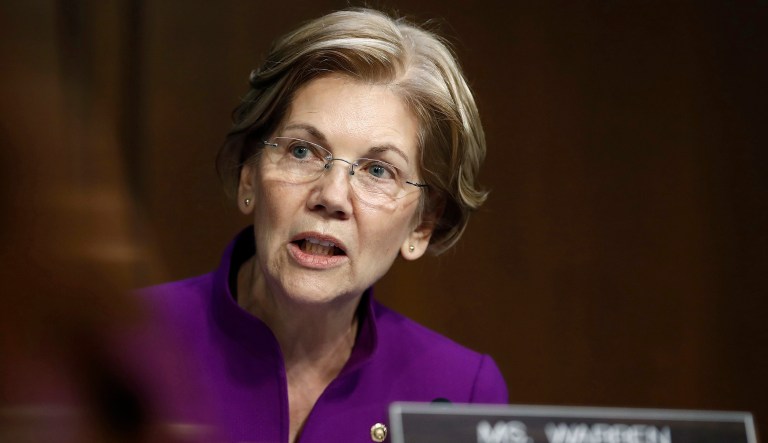 Sens. Elizabeth Warren and Brian Schatz proposed the Freedom from Equifax Exploitation, or FREE, Act, which lays the groundwork for a massive, unjustified regulatory power grab. (AP Photo/Carolyn Kaster, File)