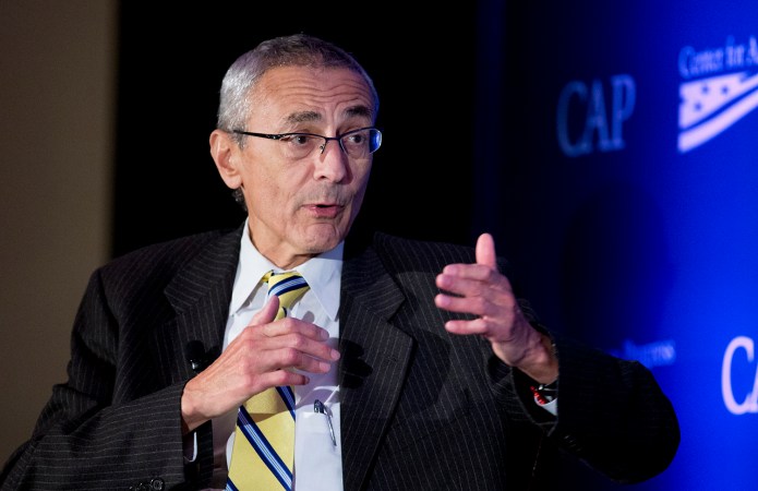 A reporter called himself a "hack" for allowing John Podesta to review parts of his story before publishing. (AP Photo/Manuel Balce Ceneta)