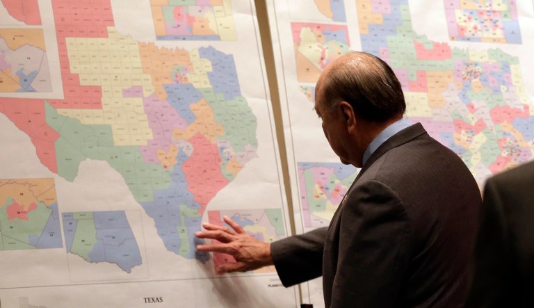 A three-judge panel ruled in August that parts of the Texas House district map had to be redrawn ahead of the 2018 midterm elections because lawmakers discriminated against minorities when they drew the districts. (AP Photo/Eric Gay, File)