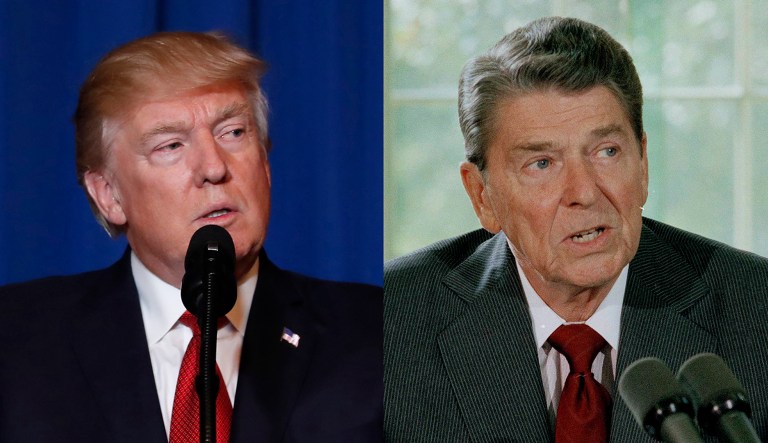 President Trump adopted two-thirds, or about 64 percent, of the Heritage agenda, meaning that the administration copied and pasted 334 of the think tank's unique policy proposals. (AP)