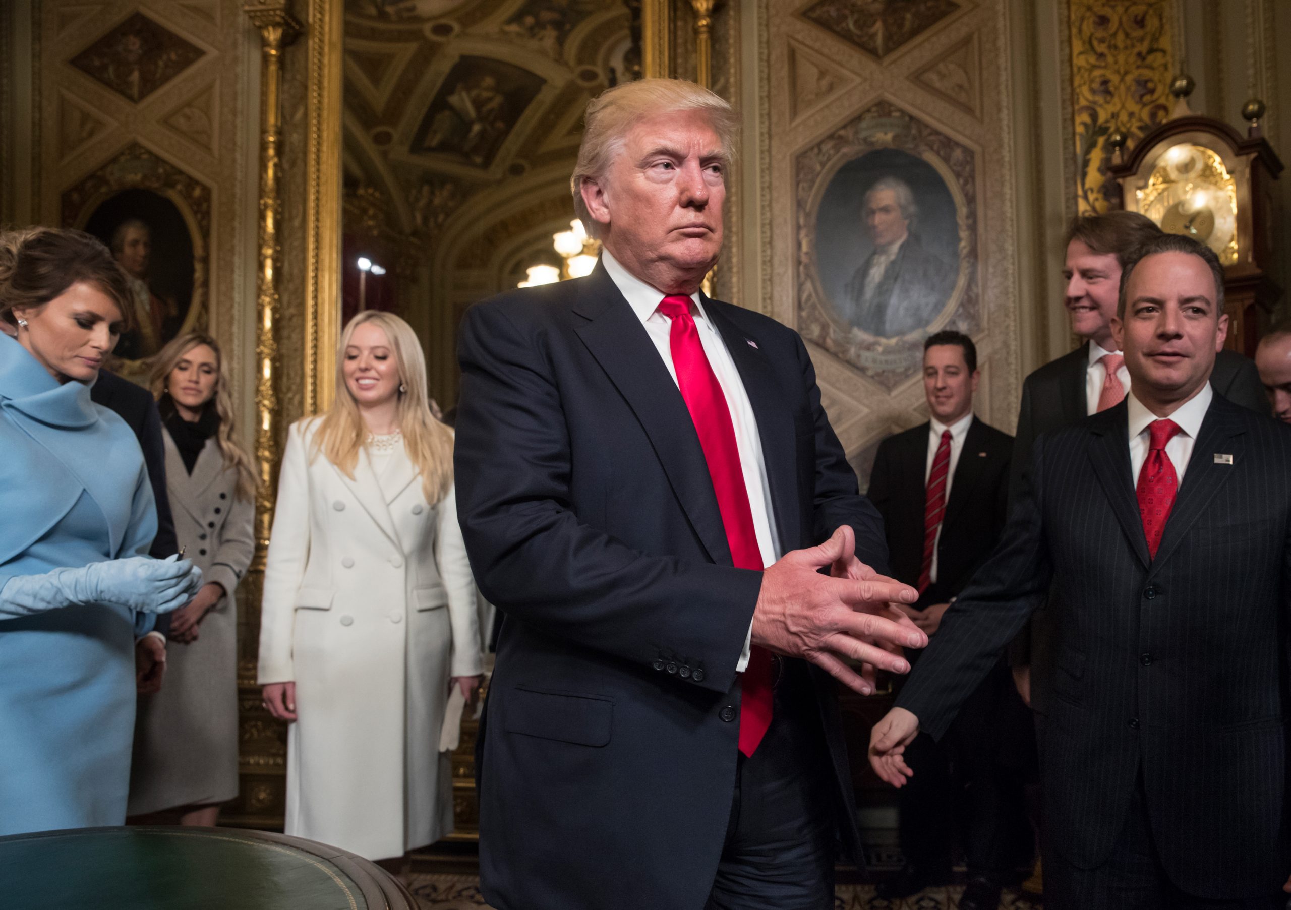 On Day One, Trump Declares War on the Washington Establishment