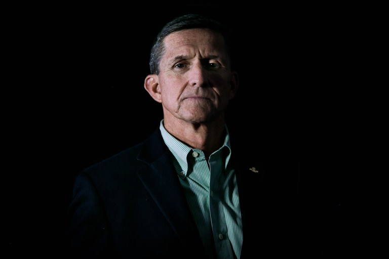 Retired Lt. Gen. Michael Flynn, former U.S. Defense Intelligence Agency Director and top adviser to Donald Trump, was baffled by NBC moderator Lester Holt's questions for the presidential nominees during Monday night's debate. (Graeme Jennings/Examiner)