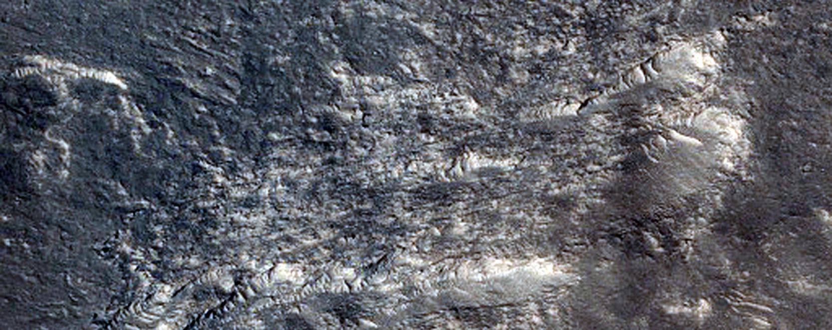 Radar reveals apparent buried channels on Mars