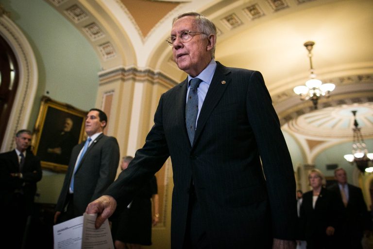 Senate Minority Leader Harry Reid said Tuesday that Democrats are demanding that the child tax credit be indexed for inflation as part of a deal on the so-called tax 