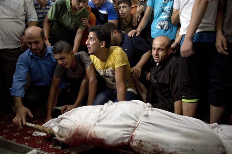 In Gaza war, violent death part of daily life