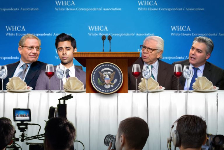This year there will be fewer cocktail parties, fewer exclusive invitations. It's a strong reaction to a president who, in spite of all his anti-media tough talk, hasn't actually done anything like what his predecessor did to curb press freedoms. (Illustration by Bill Lesniewski for the Washington Examiner)