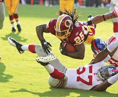 Scott Cunningham/Getty Images
Tim Hightower averaged just 2.9 yards a carry in Week 1.