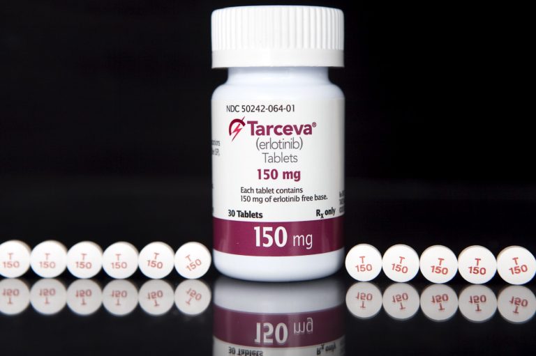Pictured above is Roche Holding AG's Tarceva cancer drug.Â A new study examined the value of a cancer drug up for approval and found that its price should be linked to the effectiveness of the product.Â (JB Reed/Bloomberg)