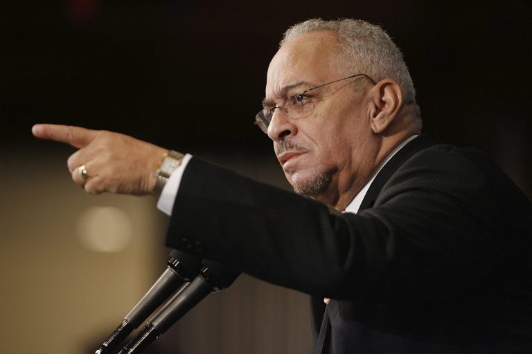 Jeremiah Wright, the former spiritual mentor to President Obama who shouted 