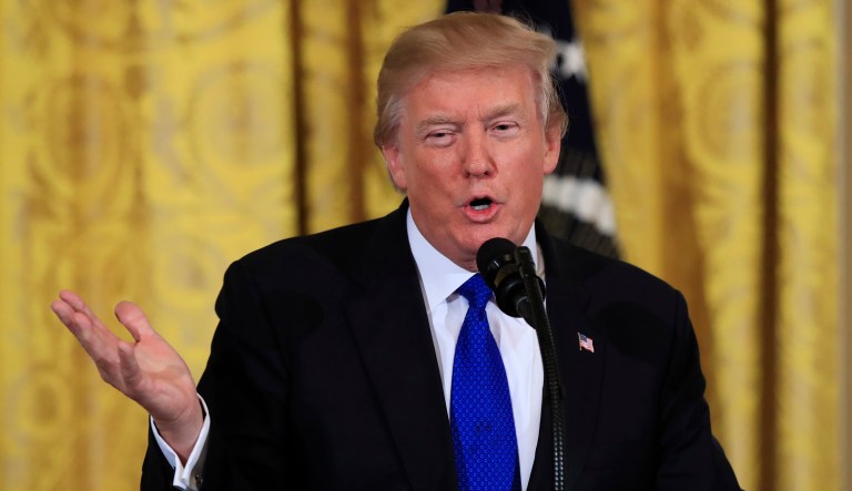 On Wednesday, President Trump said that he is open to considering a pathway to citizenship for DACA recipients, as well as extending the deadline for Congress past March 5. (AP Photo/Manuel Balce Ceneta)