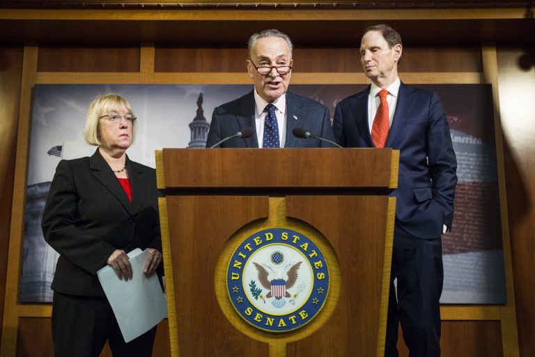 Senate Democrats plan to step up their resistance with a letter asking the President-elect to side with them for ethical reasons. (AP Photo/Zach Gibson)