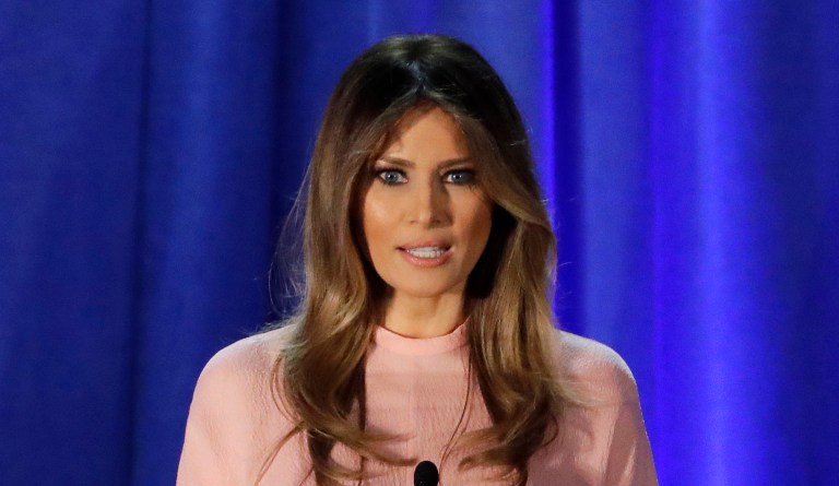 Report found Melania Trump was paid for 10 modeling jobs worth more than $20,000 before getting her H-1B visa. (AP Photo/Patrick Semansky)
