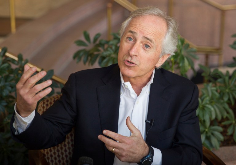 Sen. Bob Corker, R-Tenn., said Thursday he will not comply with a subpoena issued by the United Auto Workers to appear at a regional National Labor Relations Board hearing April 21.ÃÂ (AP/Erik Schelzig)