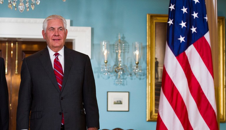 Trump and Tillerson 