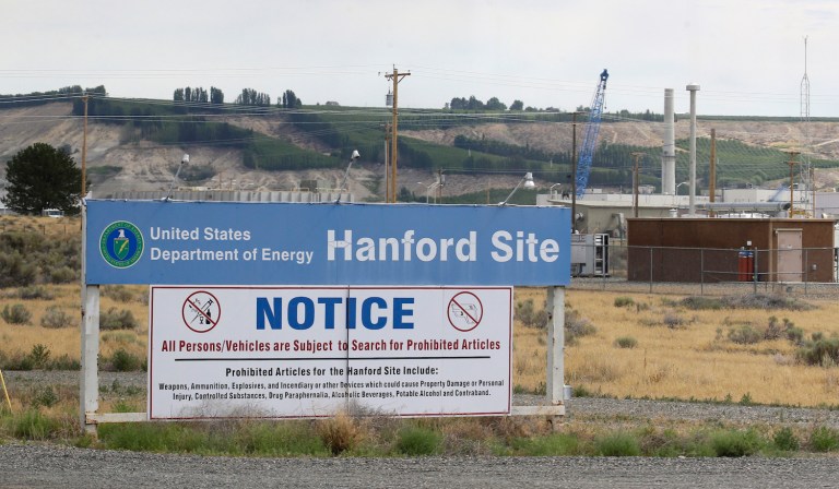 The department warned of possible radioactive exposure at its nuclear weapons facility in Hanford, Wash. (AP Photo/Ted S. Warren, File)