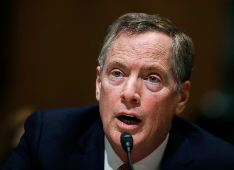 The Senate voted Thursday to advance the nomination of Robert Lighthizer as U.S. trade representative for a final vote. (AP Photo/Manuel Balce Ceneta)
