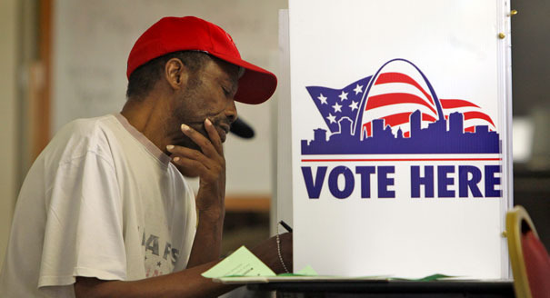 Nearly a year after Attorney General Eric Holder claimed an outpouring of public backing for anti-voter ID lawsuits, Department of Justice officials conceded in an FOIA response that no documents exist to document such support. (AP Photo) 