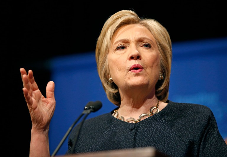 The State Department's Office of Inspector General released a report saying Hillary Clinton failed to ask permission to use a private email when she led the department. (AP Photo/John Locher)