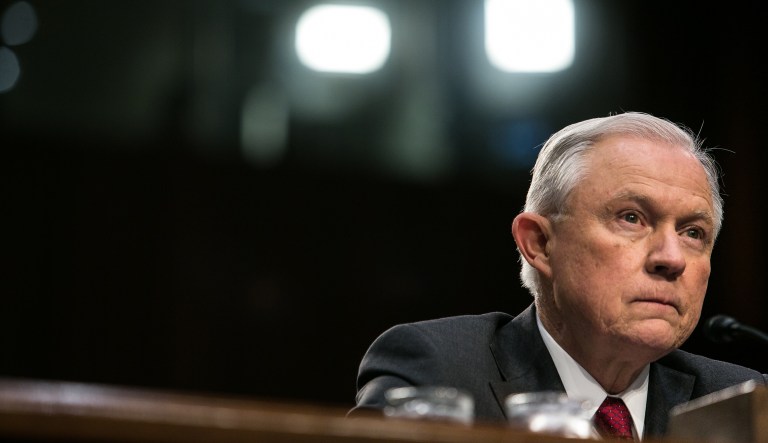 Attorney General Jeff Sessions waits to testify before the Senate Intelligence Committee on Capitol Hill, Tuesday, June 13, 2017. (Graeme Jennings/Washington Examiner)