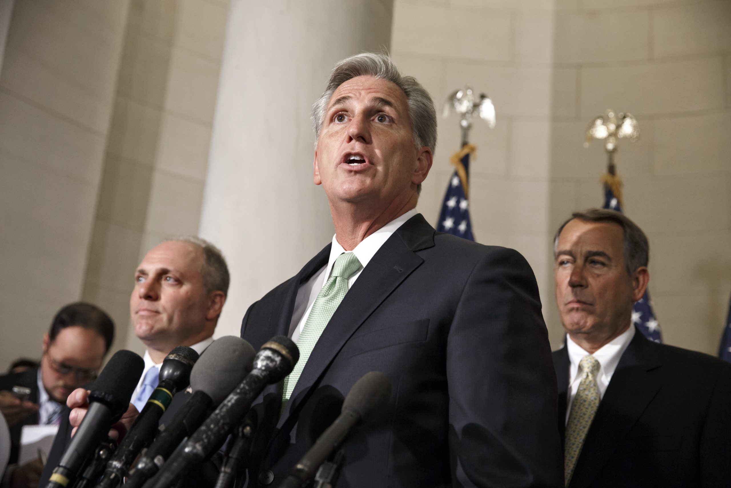 McCarthy urges GOP to unite after Boehner steps down