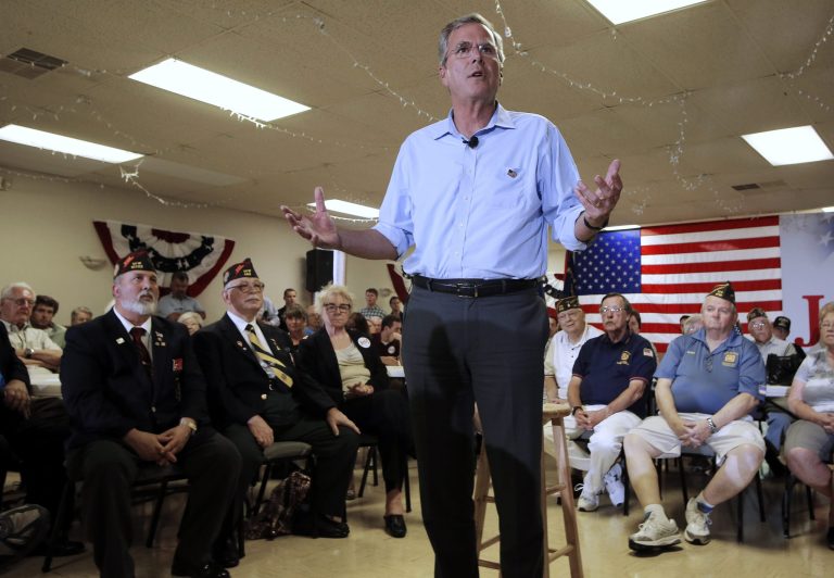 Incidents involving Mitt Romney and Jeb Bush offer a lesson in modern political communications, and reveals the risks inherent in discussing major issues, such as those related to the economy and national security. (AP Photo)Â 