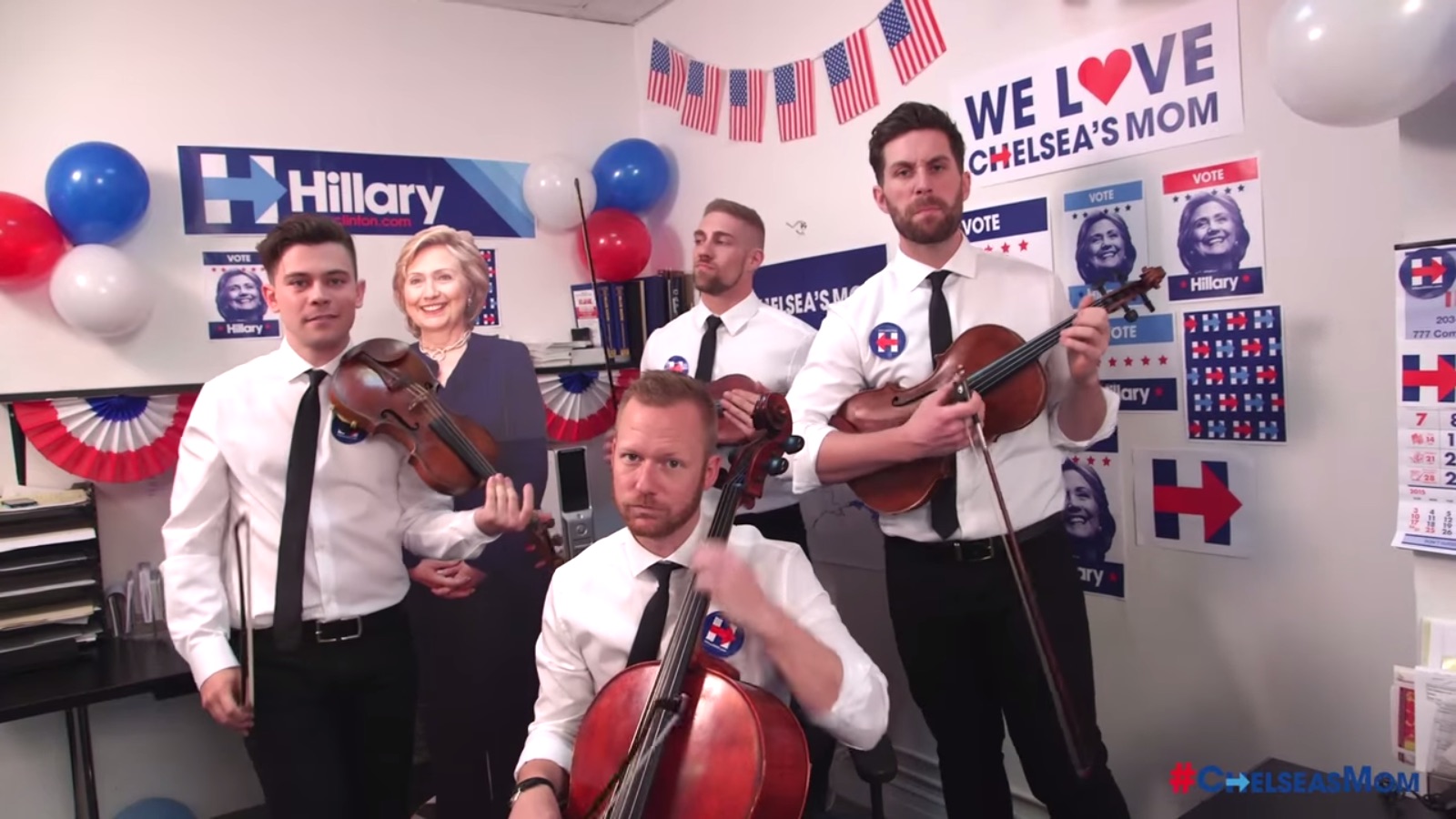 Watch a band sing about Hillary Clinton: ‘Chelsea’s Mom Has Got It Going On’
