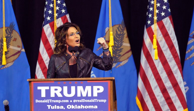 This libel dystopia is exactly what Trump wishes for America. (AP Photo/Brandi Simons)
