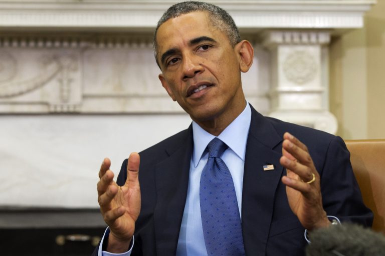 President Obama Thursday touted the looming release of his federal budget, urging Republicans to support a slate of tax increases to pay for his economic blueprint for the middle class. (AP Photo)