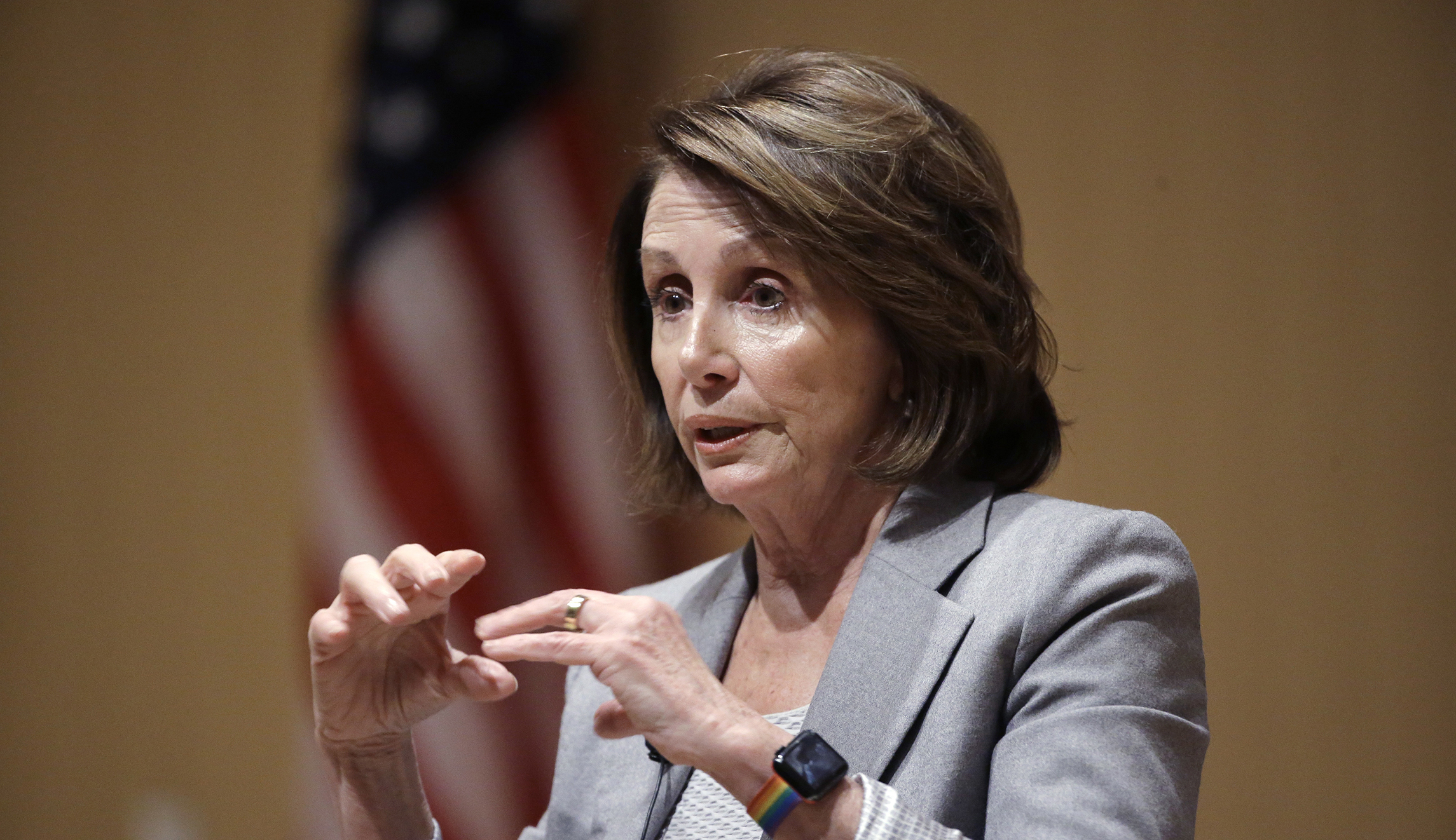 ‘I’ll repeat that’: Nancy Pelosi won’t back down from calling GOP tax cuts ‘crumbs’