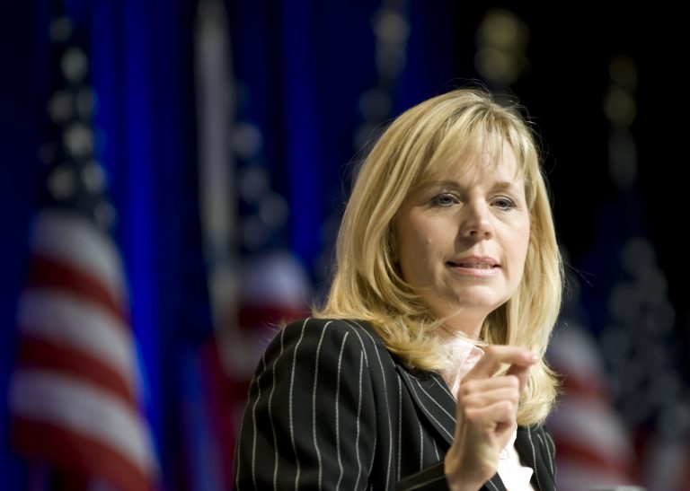 Liz Cheney shares her famous father's neoconservative militancy, but apparently lacks the fly-fisherman's patience. (Cliff Owen/AP)