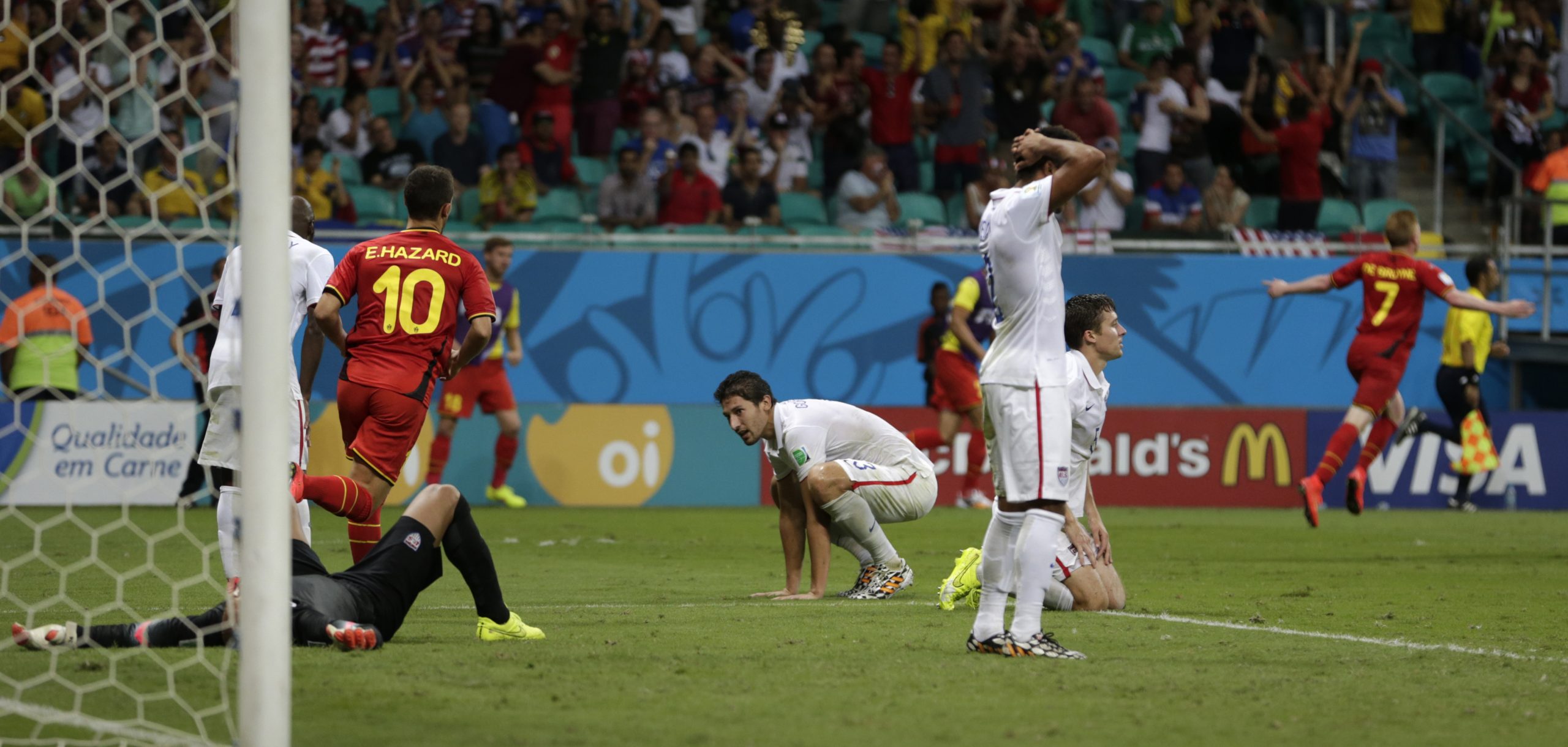 US World Cup ends with 2-1 OT loss to Belgium