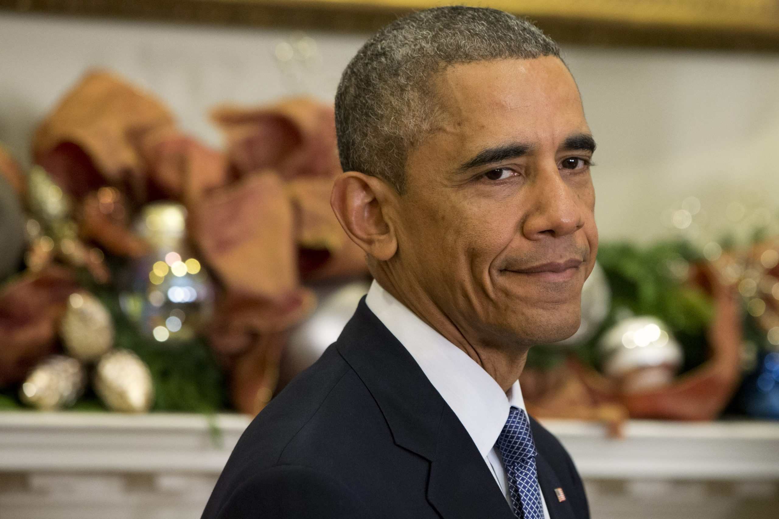 Obama tested for sore throat