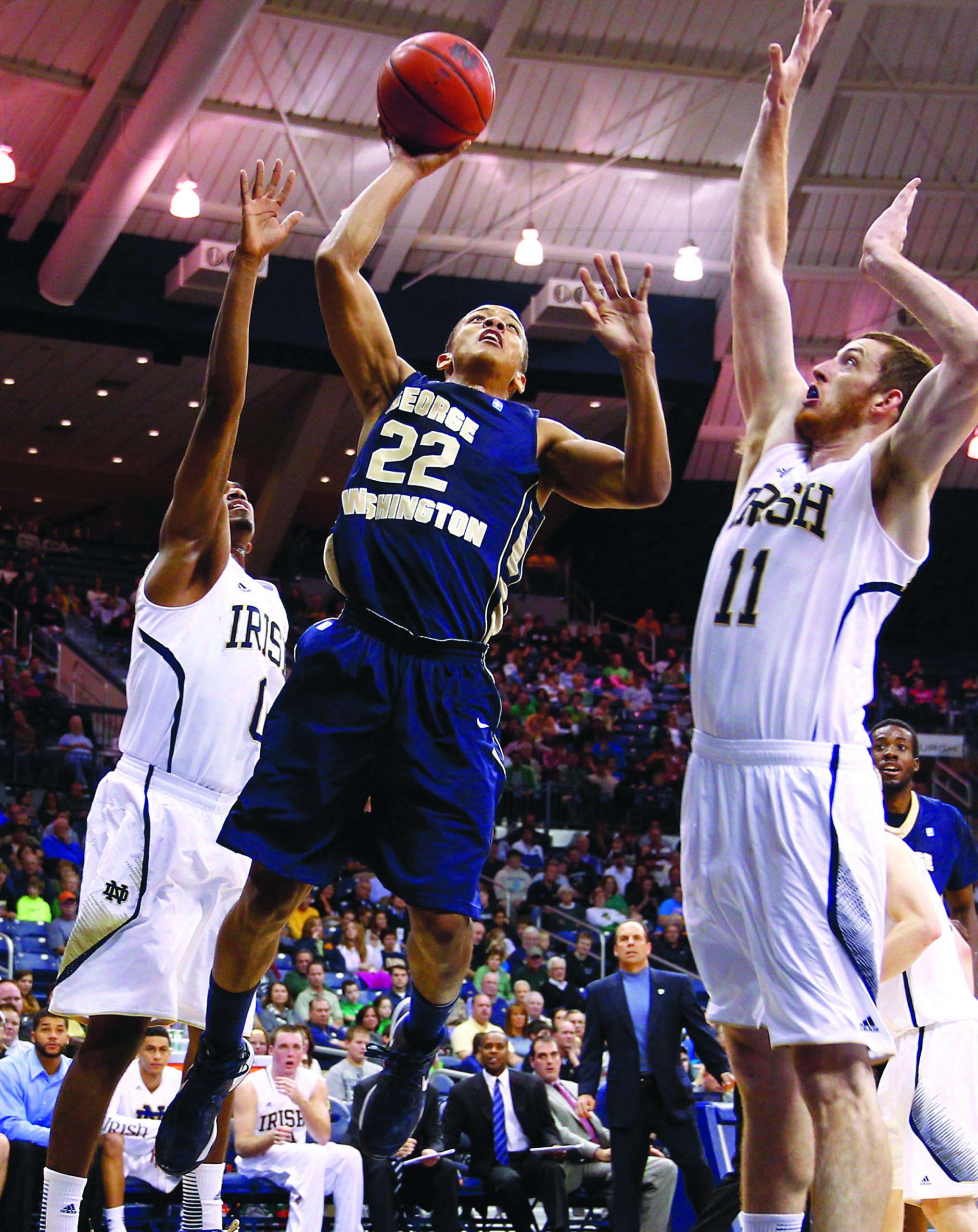 Joe McDonald is getting a handle of George Washington’s offense