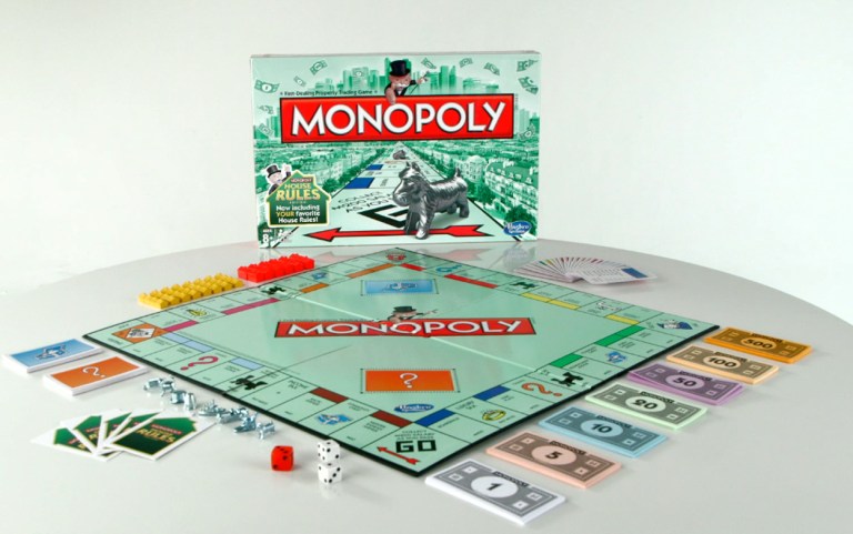 This undated product image released by Hasbro shows a limited "house rules" edition of the popular Monopoly board game.