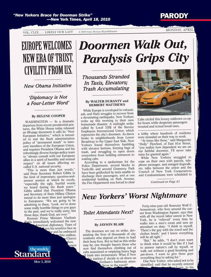 Doormen Walk Out, Paralysis Grips City