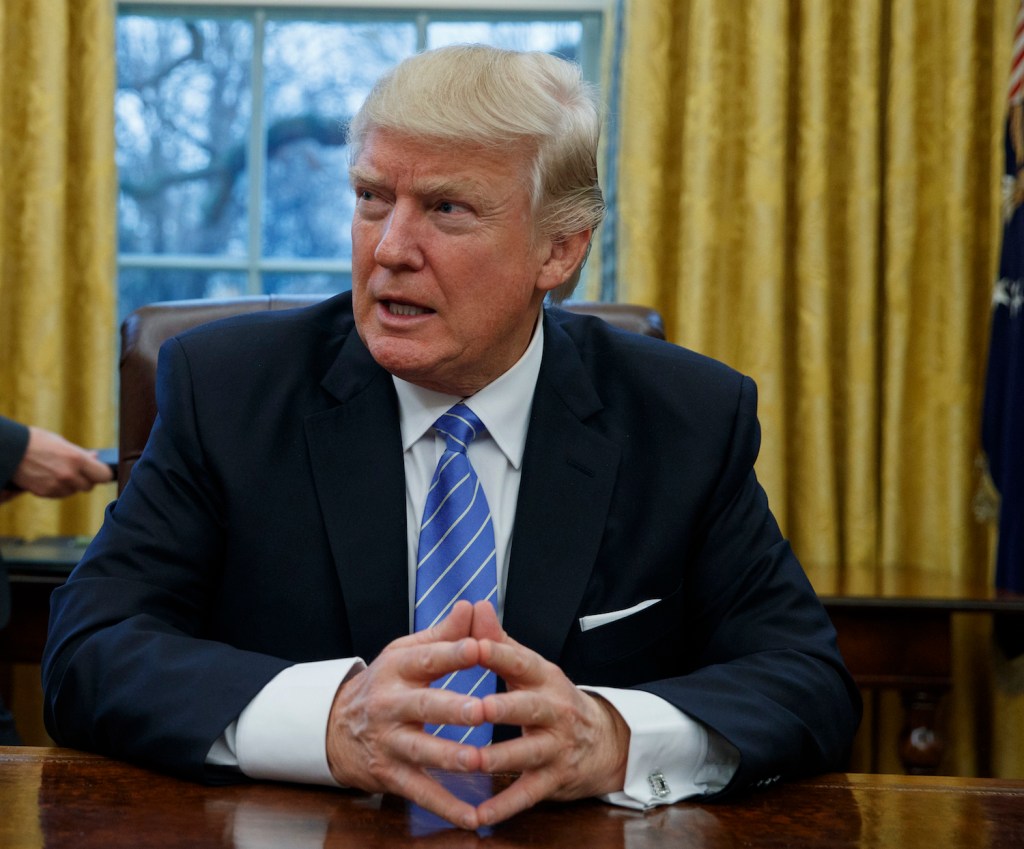 Trump resigned from hundreds of positions just before taking office
