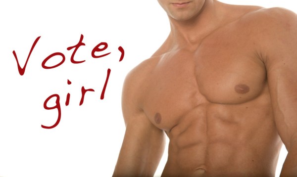 Take Cosmopolitan seriously — it’s using shirtless male models to get out the vote