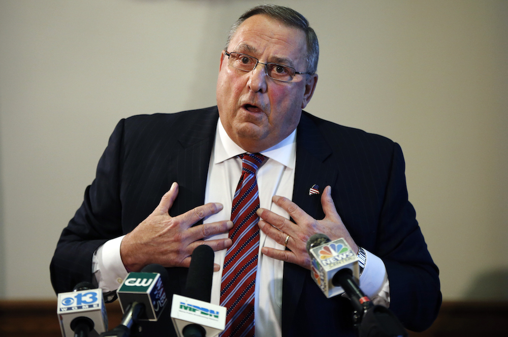 Maine governor wanted to denounce Trump before endorsing him