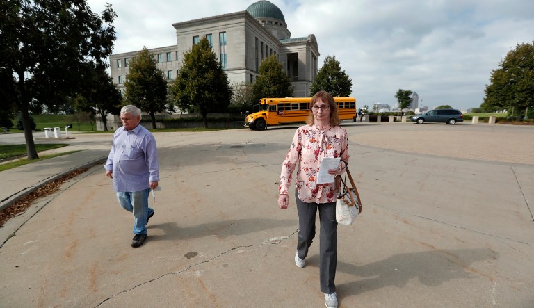 The Cedar Rapids government claims that because a police officer, not a company, makes the final determination of speeding, Leaf's fine is justified. (AP Photo/Charlie Neibergall)