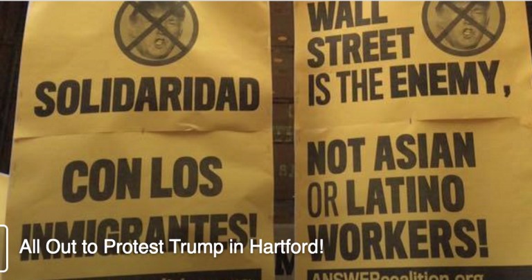 Within hours of the Trump campaign's Wednesday announcement that he would visit the city later in the week, the 