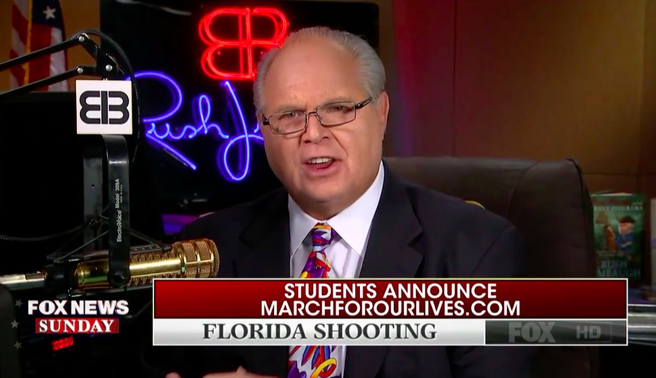 Rush Limbaugh defends NRA, calls out students politicizing latest shooting