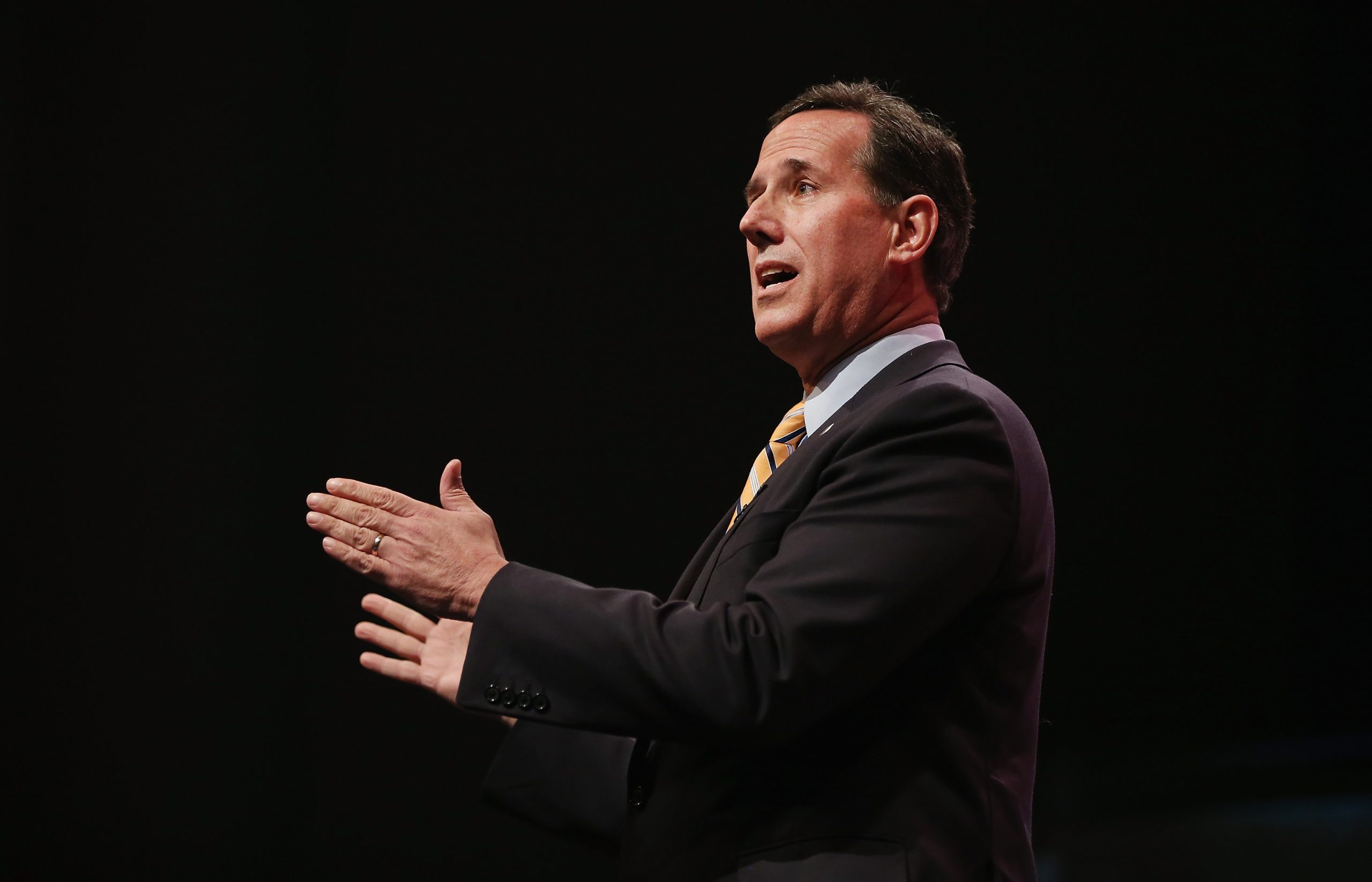 Have the national media forgotten about Rick Santorum?