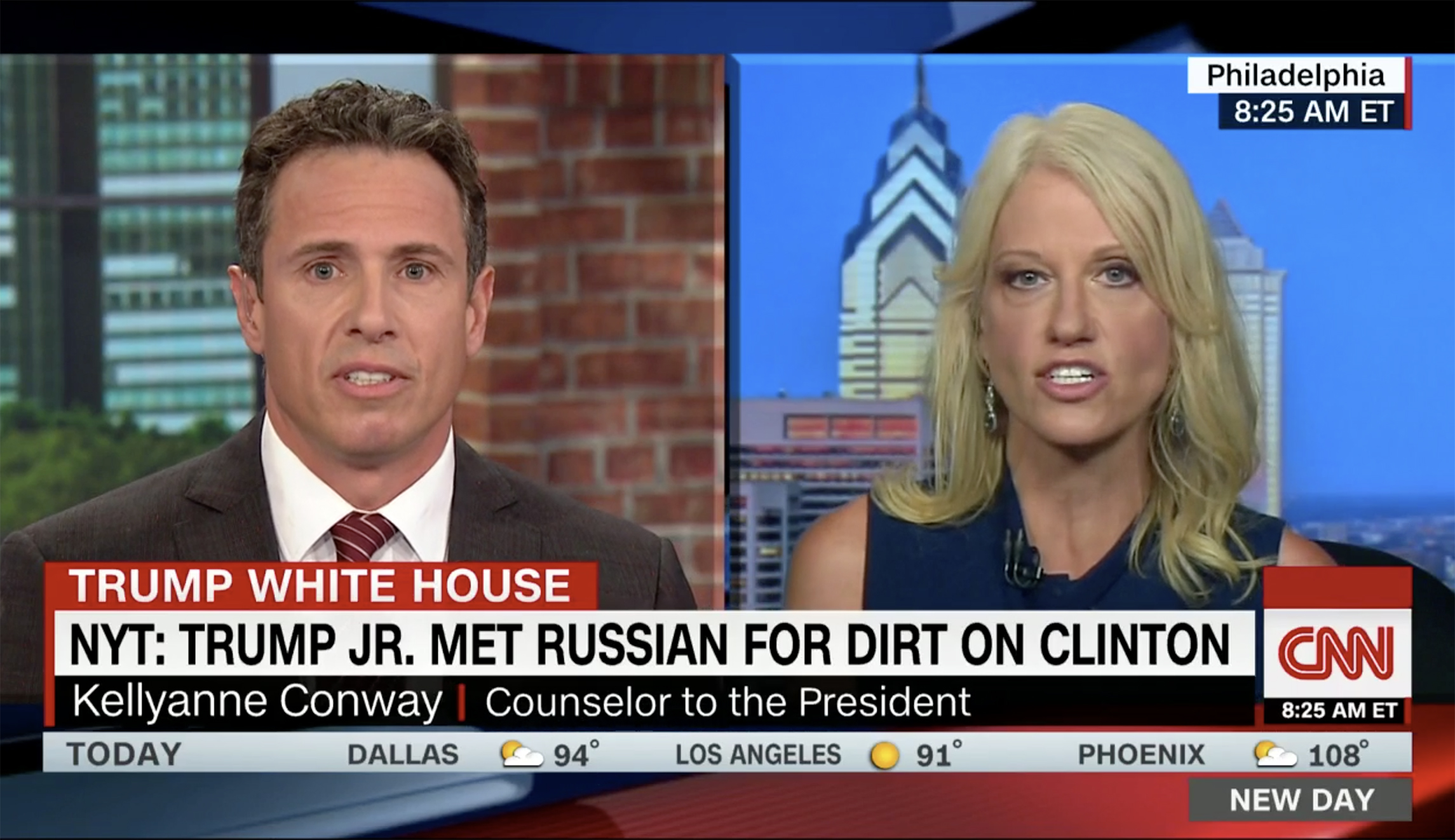 Watch: Kellyanne Conway and CNN’s Chris Cuomo spar in heated debate