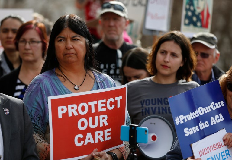 A poll from the Kaiser Family Foundation found 48 percent had a favorable view of the Affordable Care Act. (AP Photo/Brennan Linsley)