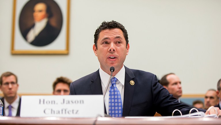 Rep. Jason Chaffetz announced Wednesday he will be taking an immediate medical leave of absence from Congress for up to four weeks. (AP Photo/Andrew Harnik)