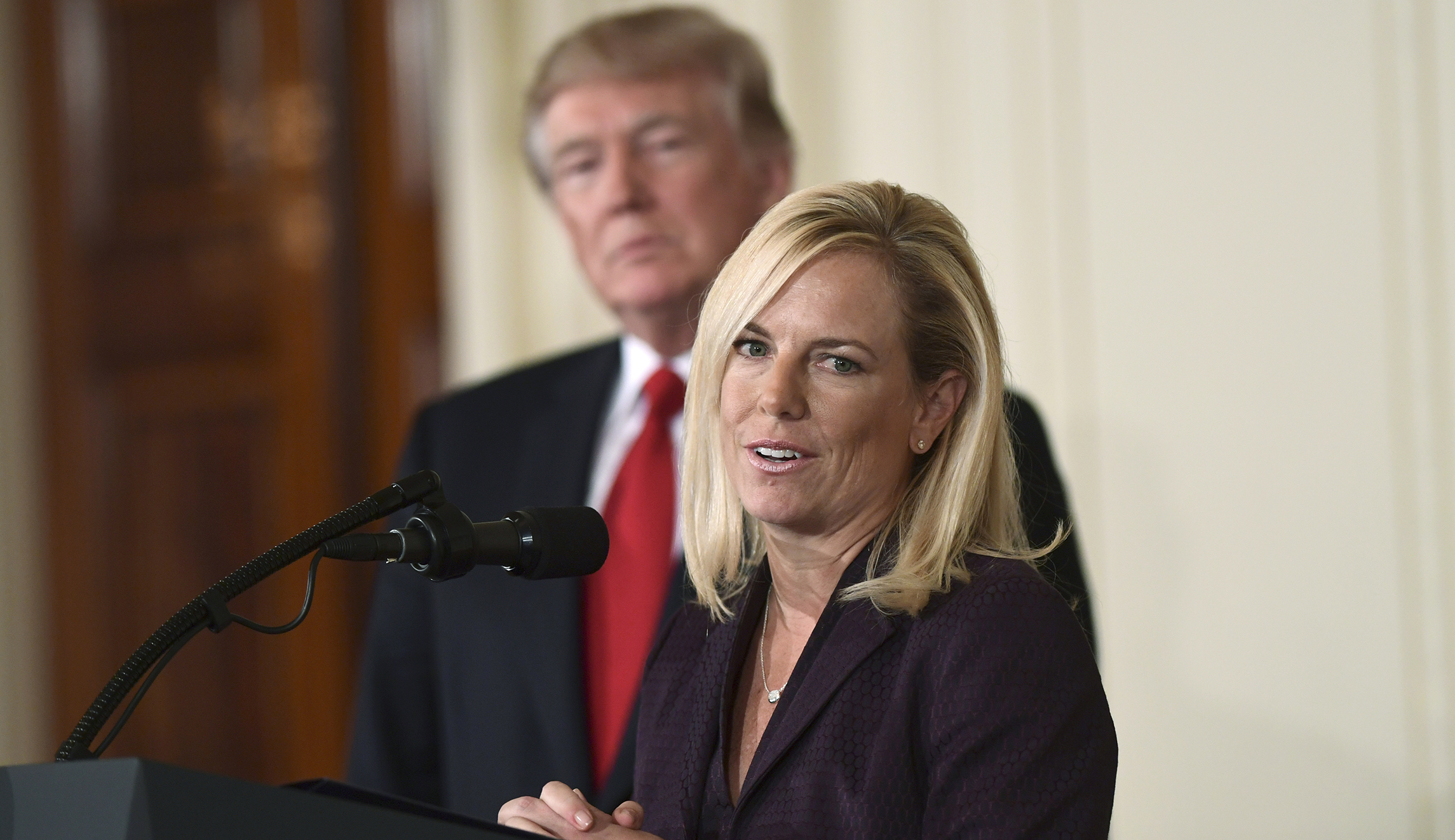 Trump fired Kirstjen Nielsen by tweet