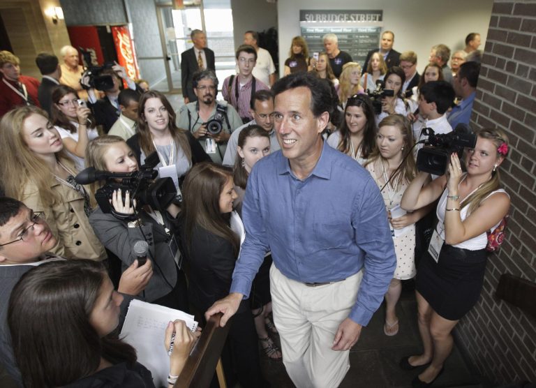 Santorum polling (pretty) well on home turf