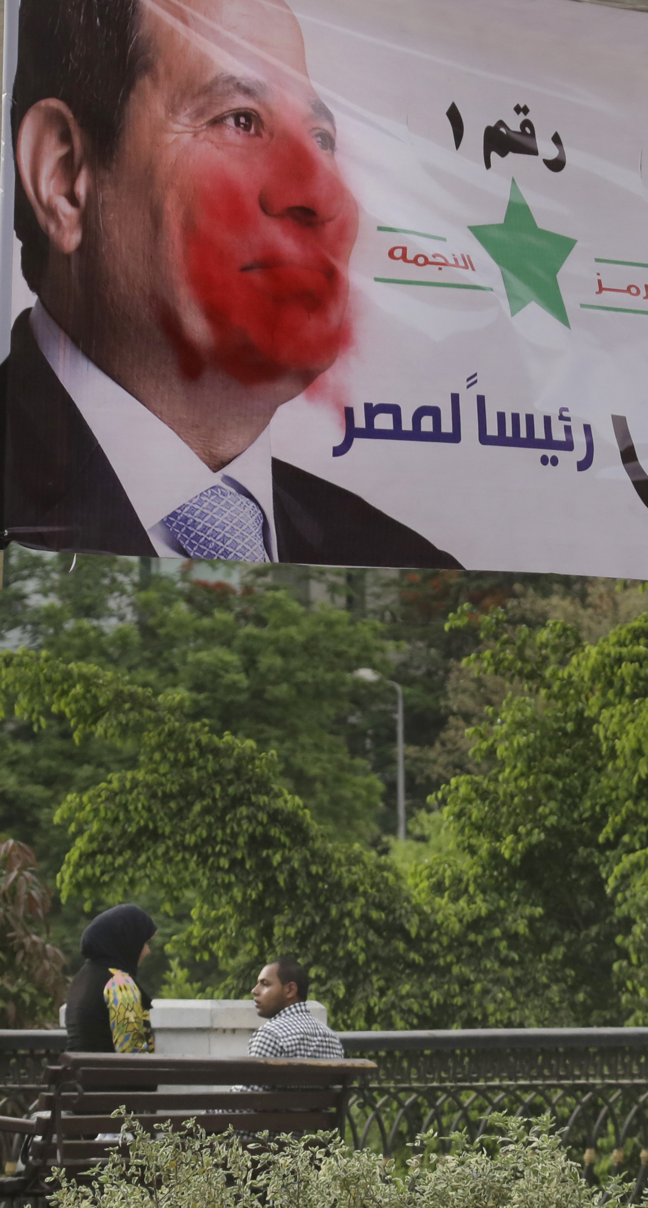 Poll: Only slight majority in Egypt backs el-Sissi
