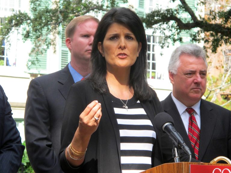 South Carolina Gov. Nikki Haley, early next year, will recommend a spending plan to lawmakers, who will make the final decisions in the spring. (AP/Bruce Smith)