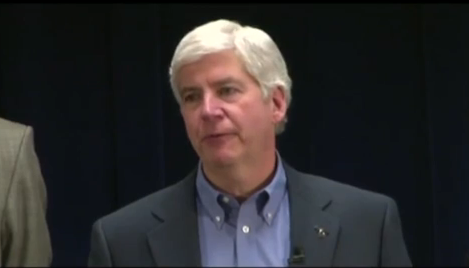 VIDEO: Michigan governor gets boost from Detroit’s bankruptcy, but will it last?